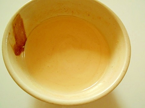 酢玉ねぎの漬け汁で　味噌マヨドレッシング